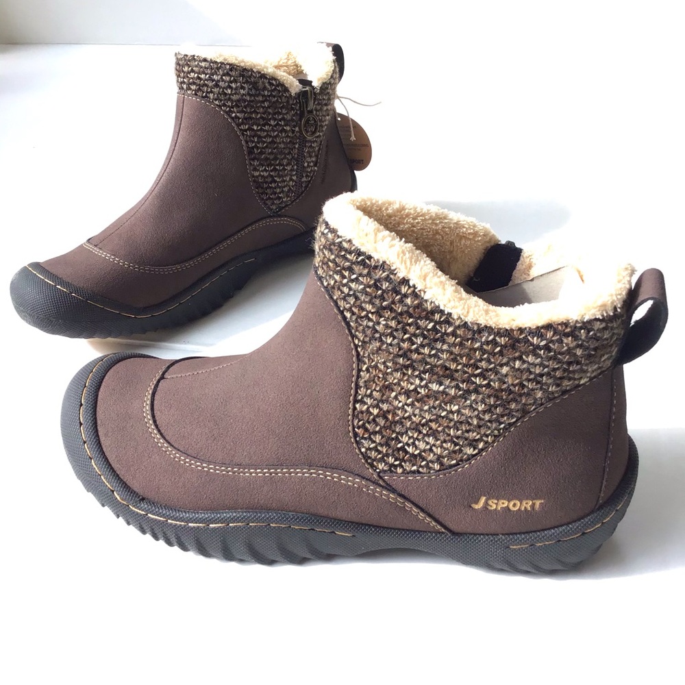 JSport Women’s Brown Marcy Ankle Boot Size 6.5